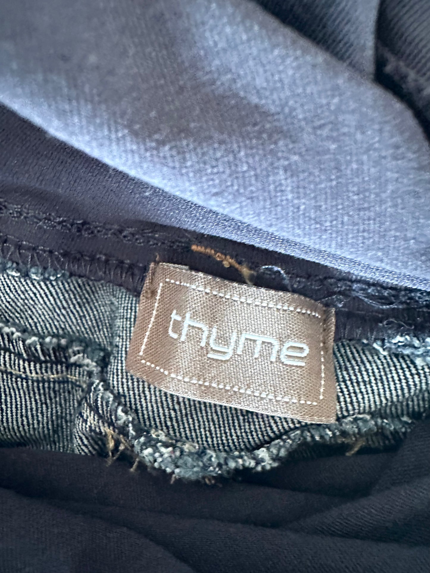 Thyme Wide Leg Maternity Jeans / M