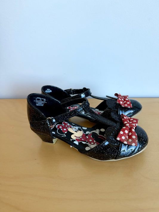 Minnie Black Sparkly Shoes / Size 11 Little Kid