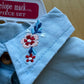 Embroidery Collar + Checkered Shorts Set (With tags) / 3T