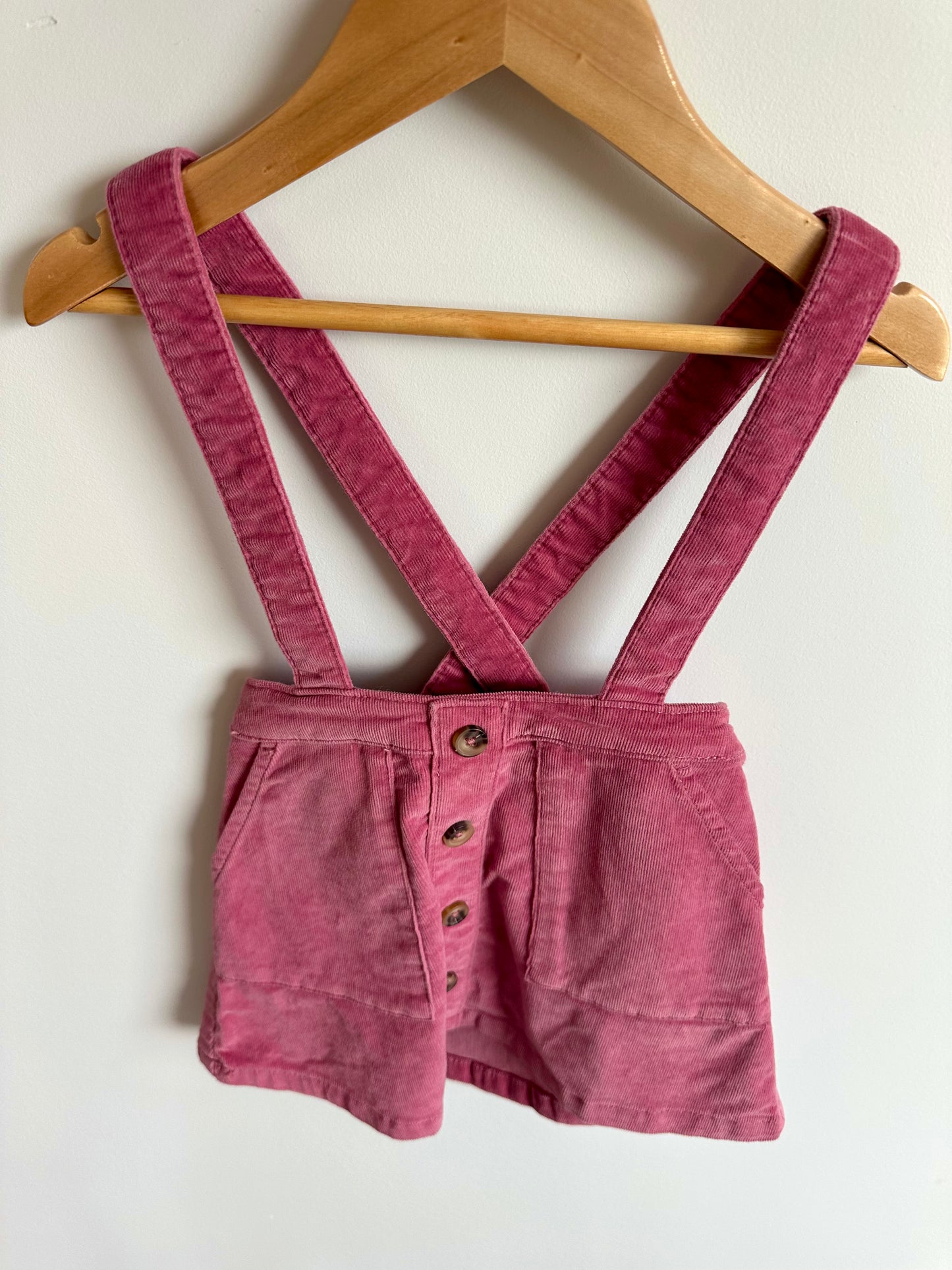 Pink Skirt with Suspenders (with Tags) / 3T