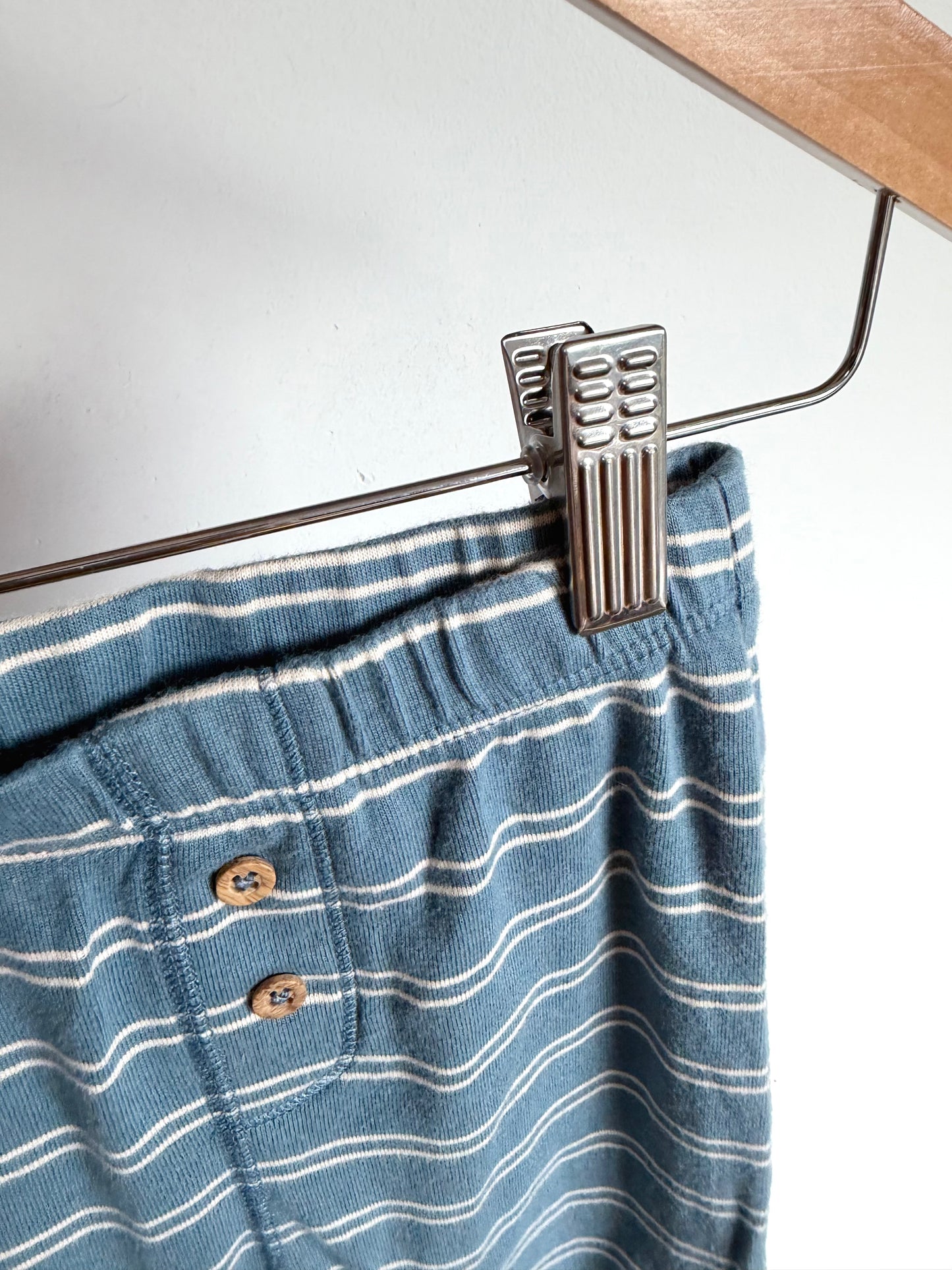 Blue Stripes Drop Crotch Pants / 18m