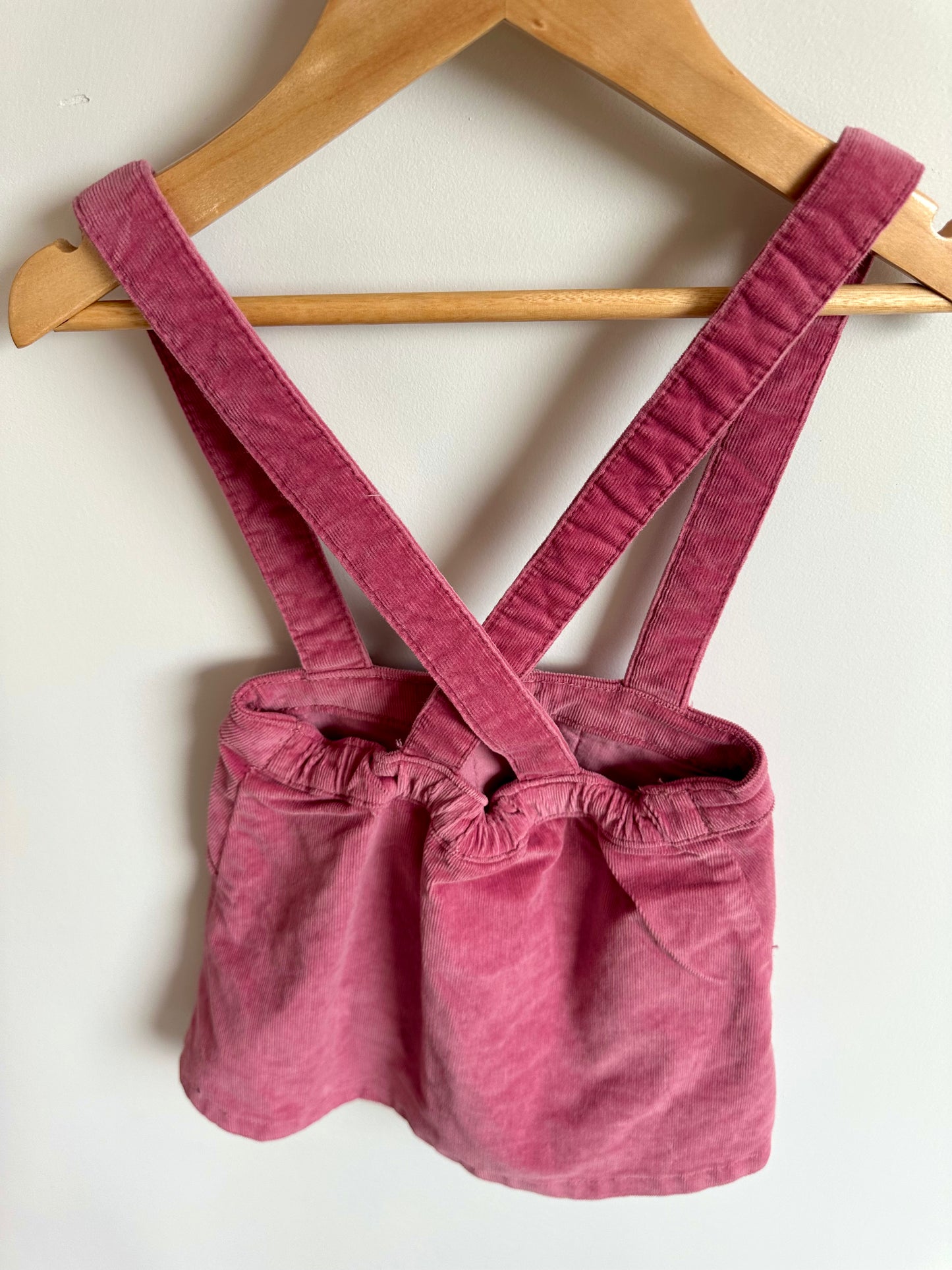Pink Skirt with Suspenders (with Tags) / 3T