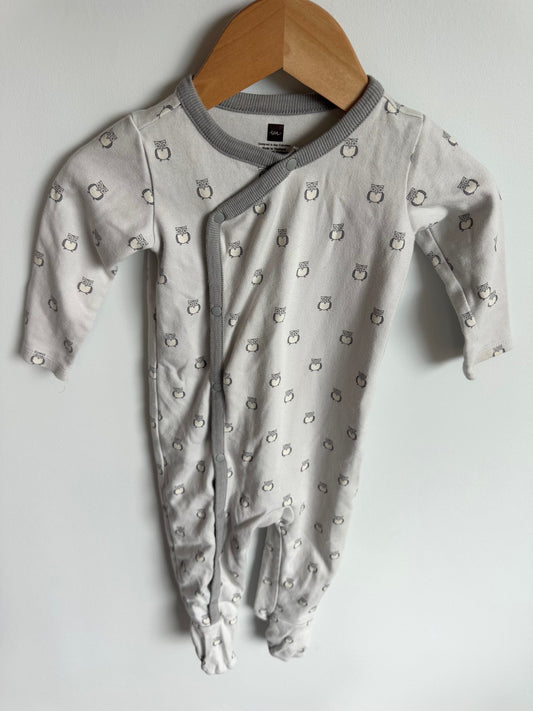 Tea Collection Grey Owl Sleeper / 6-12m