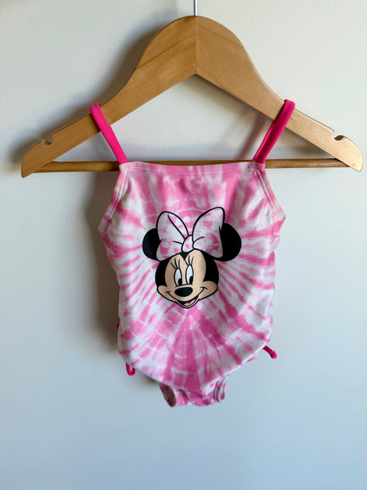 Minnie Pink Tie Dye Swim Suit / 12-18m