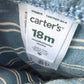 Blue Stripes Drop Crotch Pants / 18m