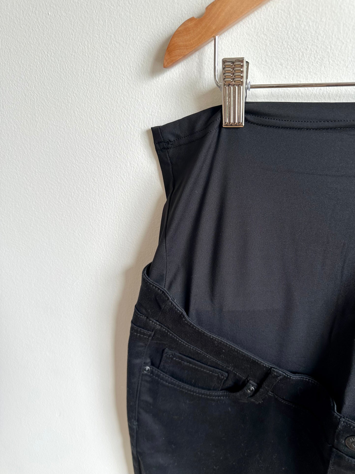 Thyme Black Stretch Maternity Jeans / M