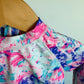 Knotted Long Sleeve Tie Dye Swim Top / 12-18m