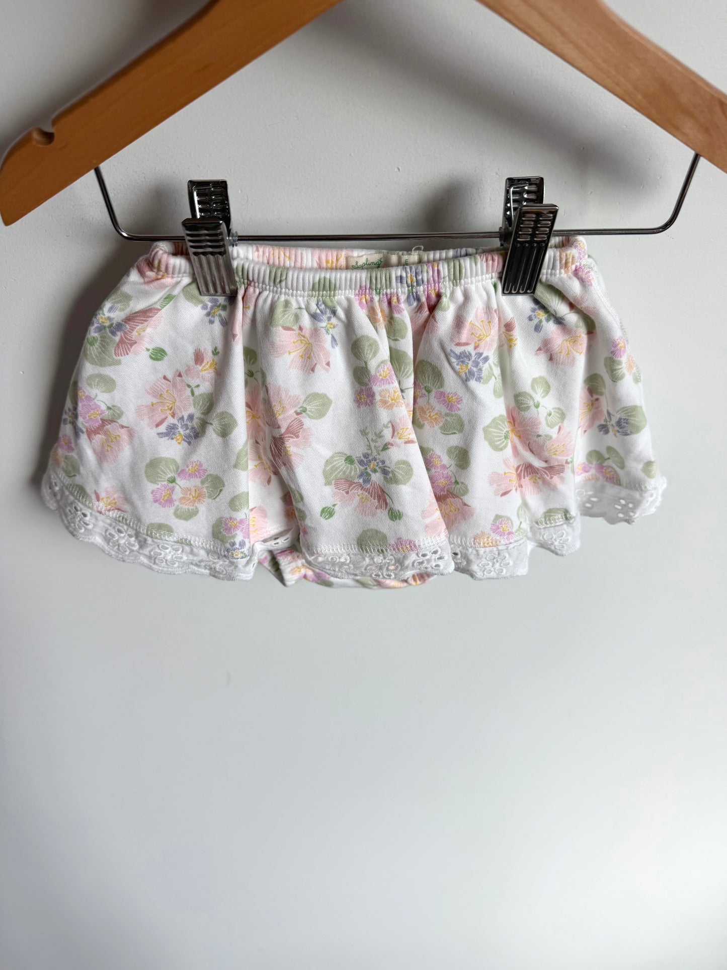 Sapling Organic Cotton Floral Skirt Bloomers / 12-18m