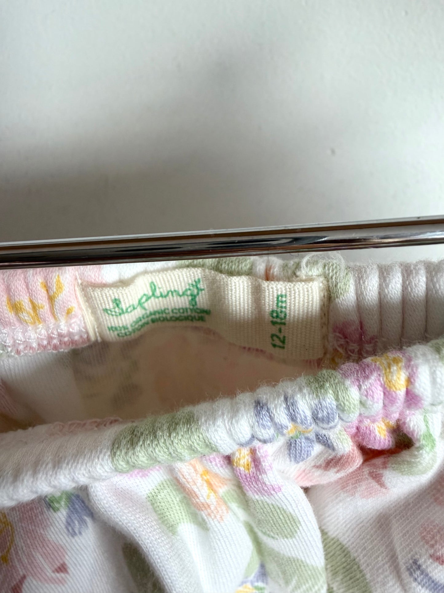 Sapling Organic Cotton Floral Skirt Bloomers / 12-18m