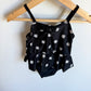 Daisy Black Swim Suit / 12-18m