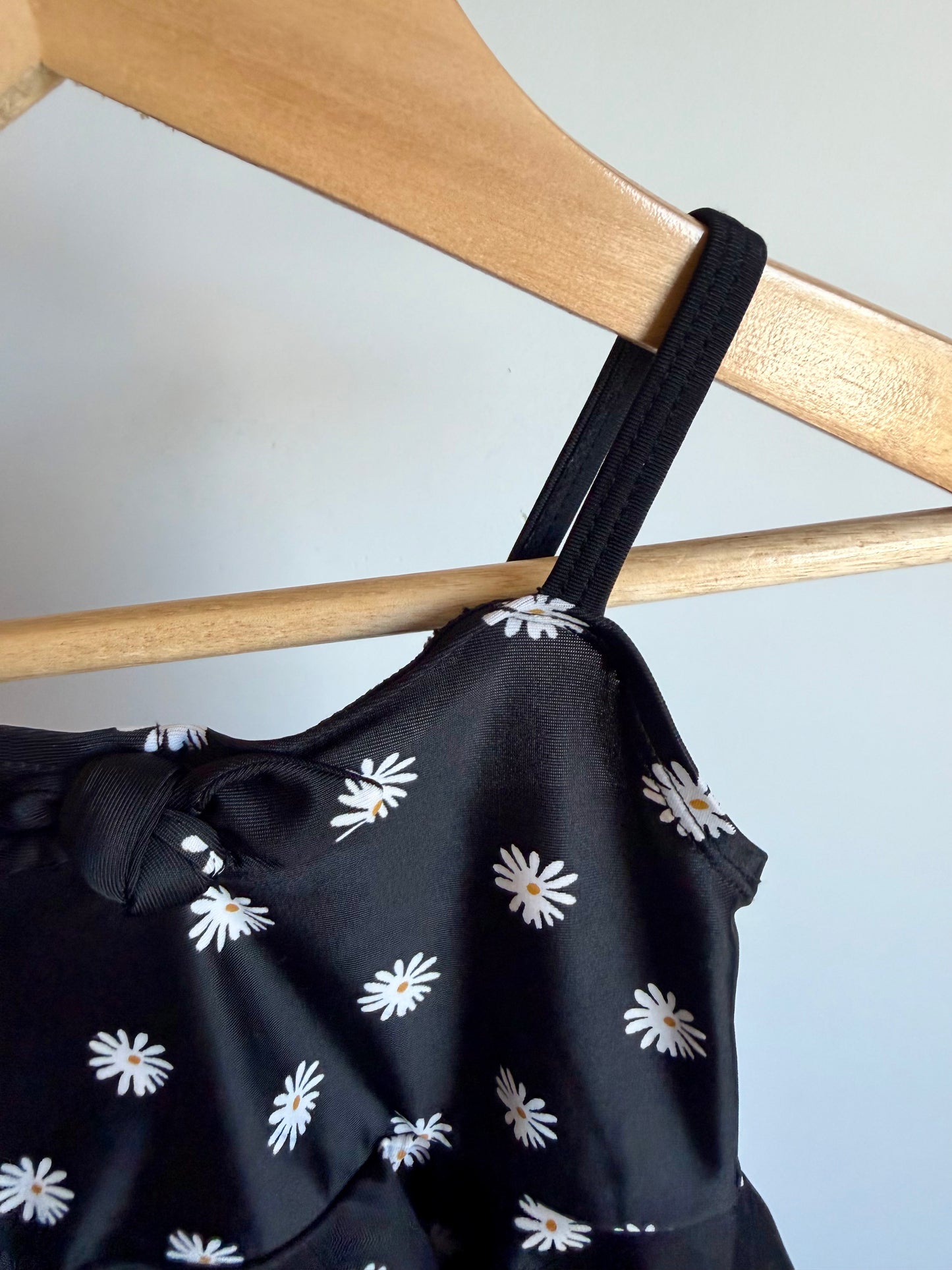 Daisy Black Swim Suit / 12-18m
