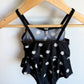 Daisy Black Swim Suit / 12-18m