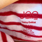 Red Striped Hood Romper / 3-6m