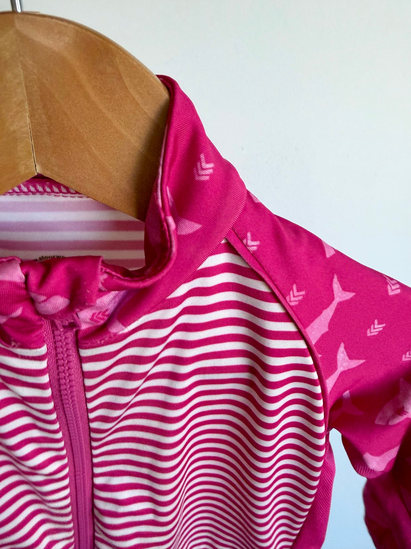 Stonz Pink Striped Swim Suit / 18m?