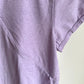 Muted Periwinkle Nursing T-shirt with Zippers / XS