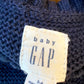 Navy Striped Sweater Dress / 3-6m