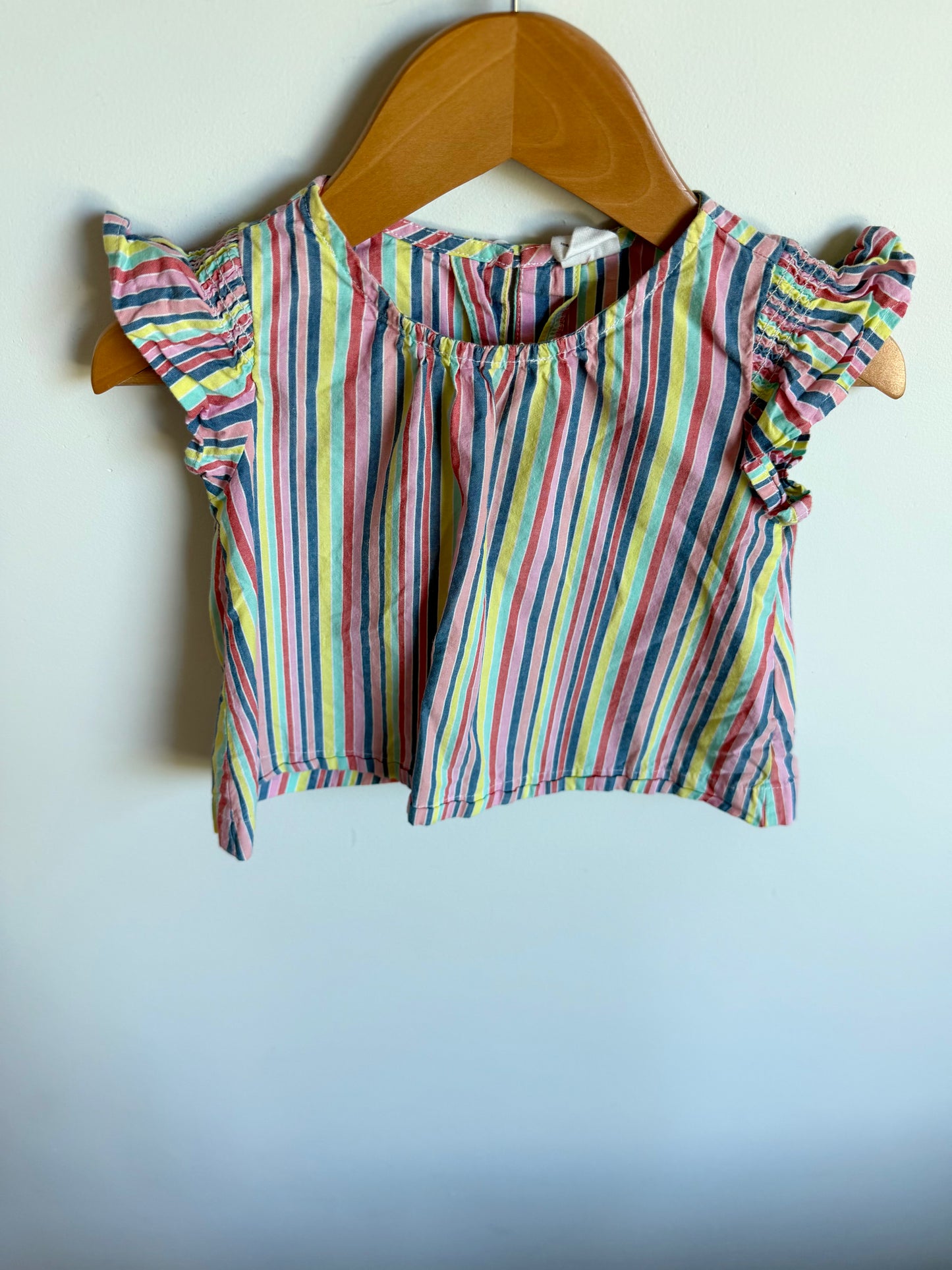 Vertical Stripe Colored Top / 24m