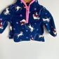 Fleece Unicorn Half Zip Sweater / 6m
