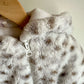 Spotted Fuzzy Bunting Suit / 9-12m