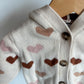 Thick Knit Heart Sweater / 6-12m