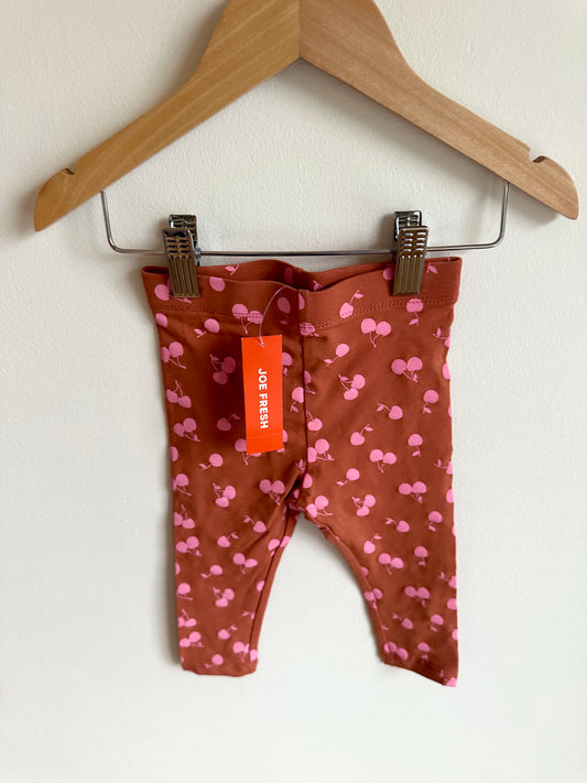 Cherry Leggings (With Tags) / 6-12m