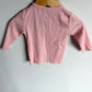 Pink Ribbed Long Sleeve Top / 6-12m