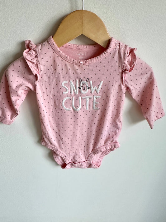 Snow Cute Bodysuit / 6m