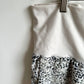 Speckled Black + White Maternity Active Shorts / M