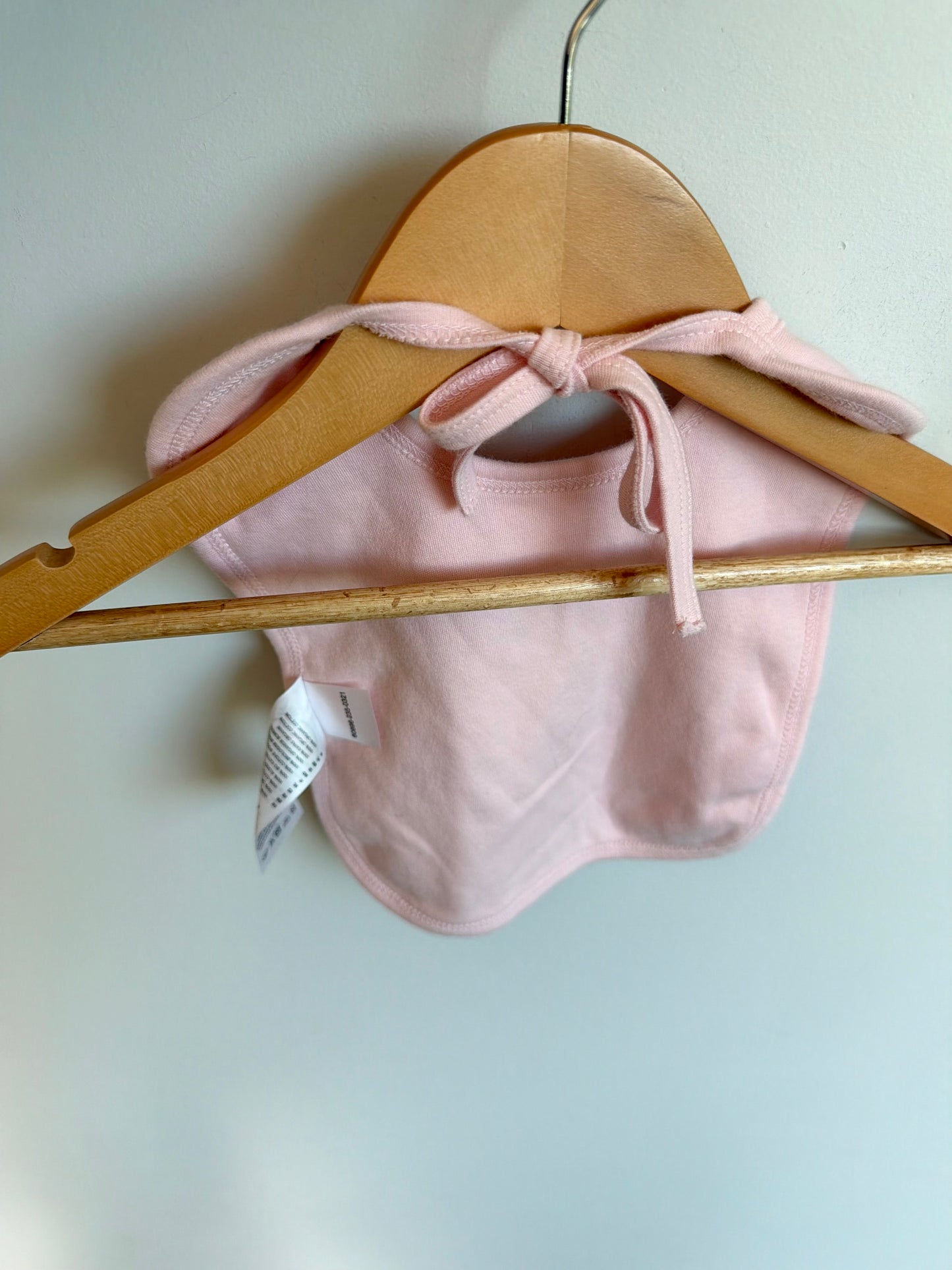 Pink Dog Cotton Bib / 6-24m