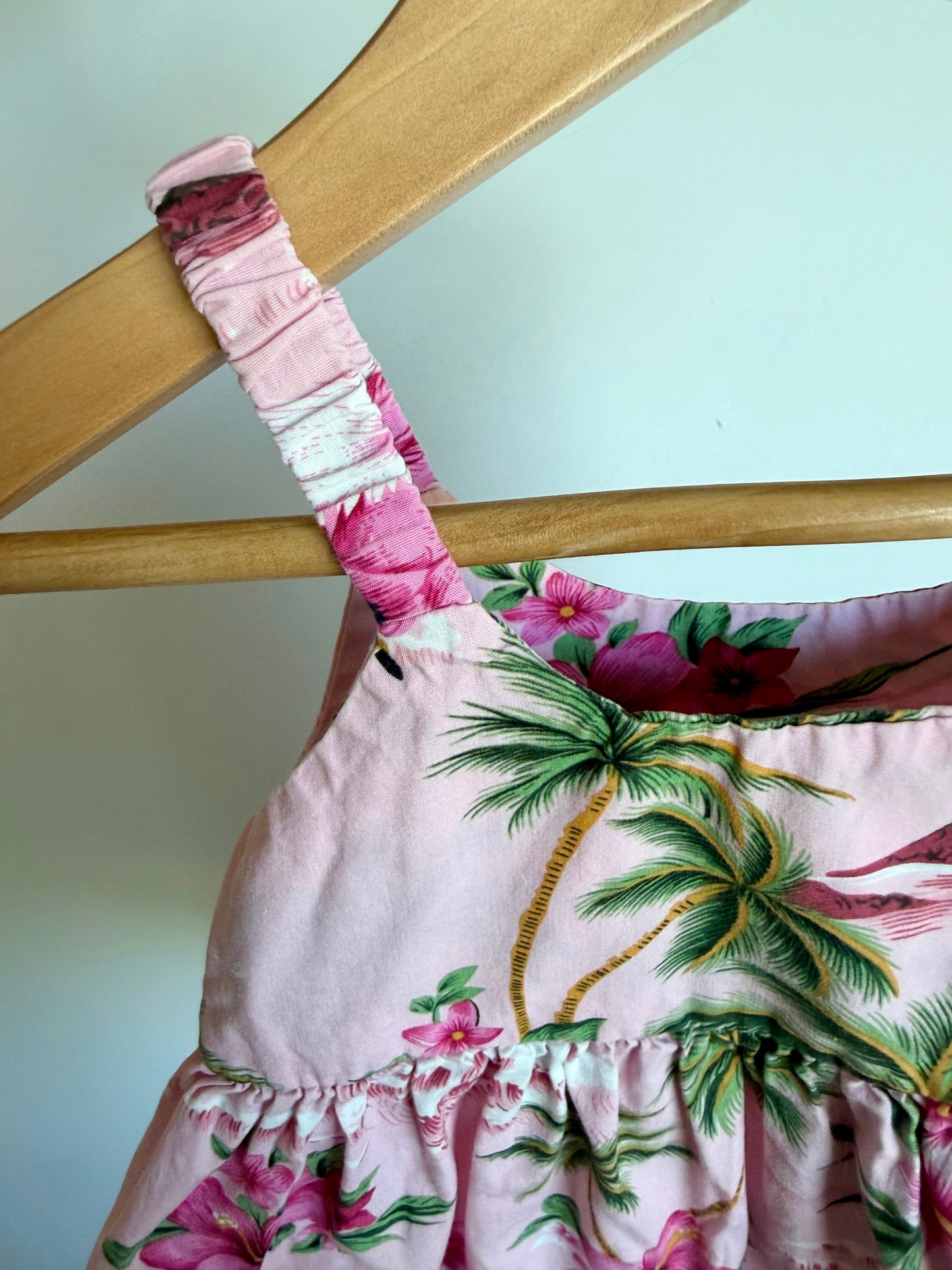 Made in Hawaii Tropical Pink Dress / 2-3T