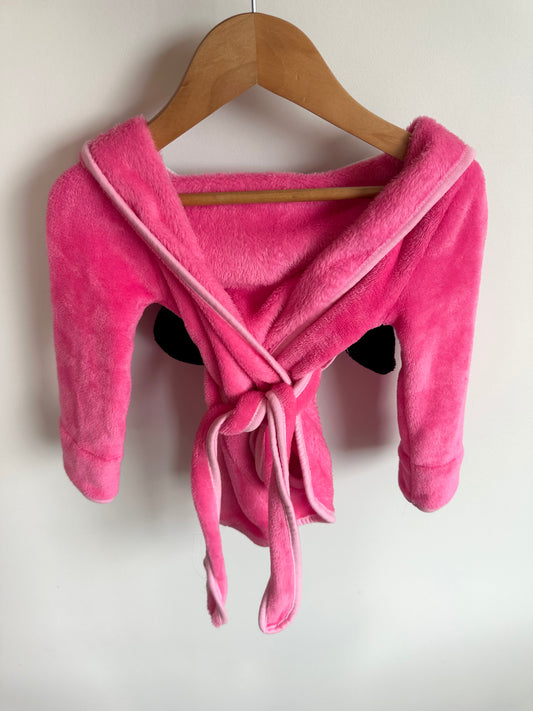 Minnie Mouse Fleece Hooded Robe / 12-24m