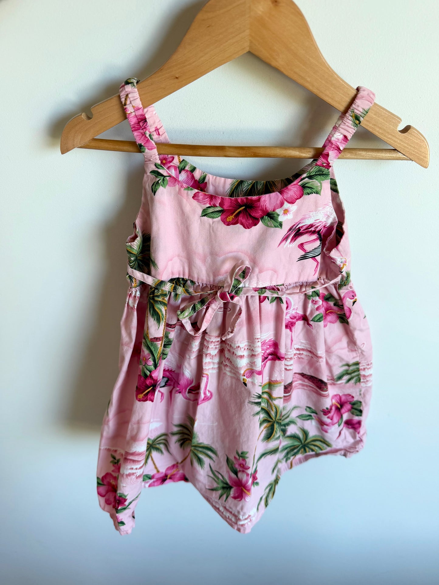 Made in Hawaii Tropical Pink Dress / 2-3T