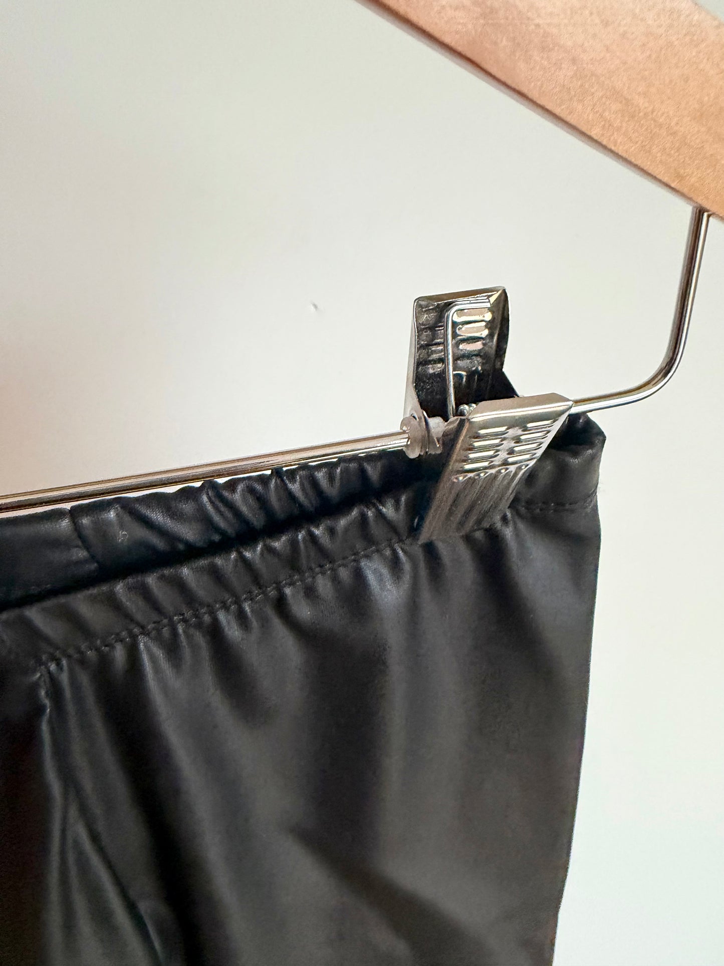 Posh & Cozy Pleather Pants / 12-18m