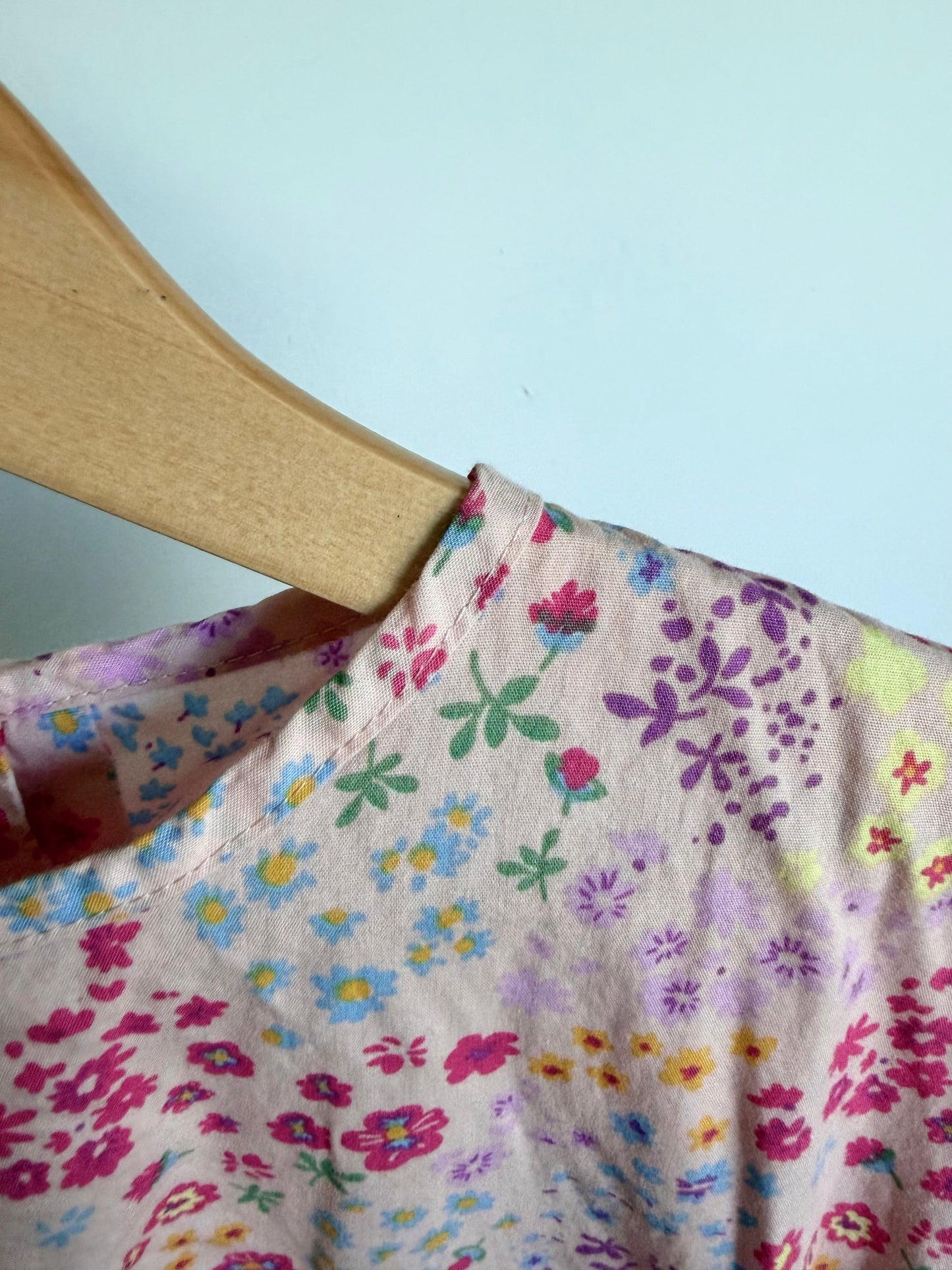 Pink Floral Pocket Dress / 4T