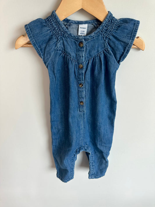 Denim Jumpsuit / 6-12m