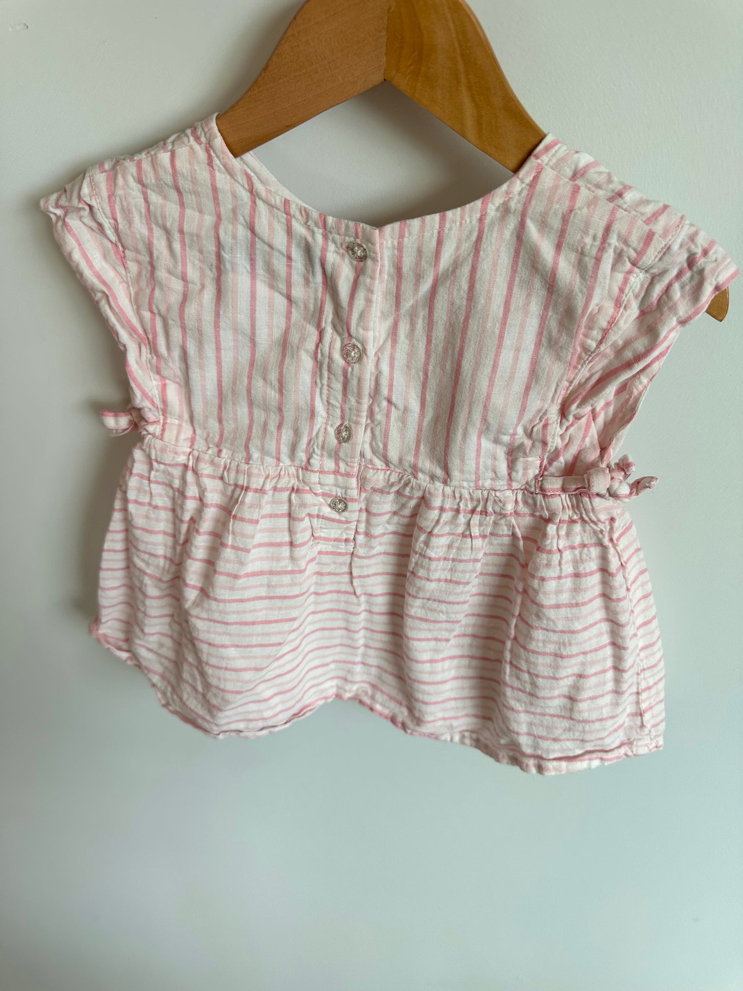 Pink Striped Top / 4T