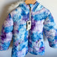 Puffy Tie Dye Hood Jacket (With tags)  / 6 years (No Shipping)