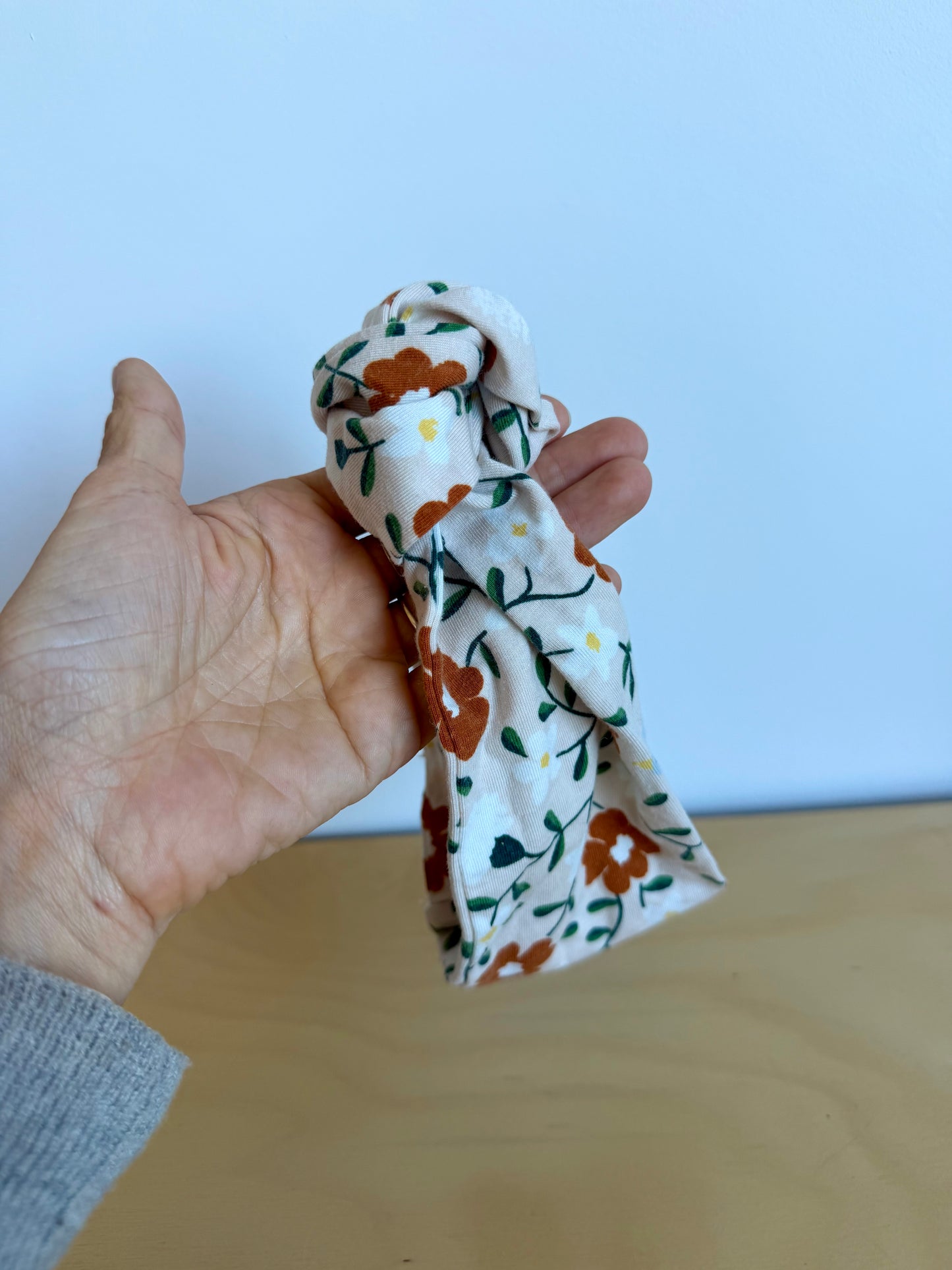 LouLou Lollipop Floral Knotted Headband / 18-24m?