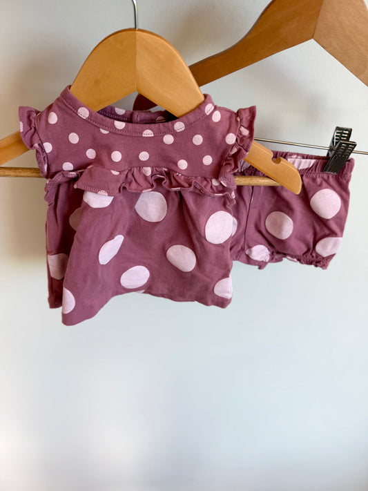 Maeve Polka Dot Top + Shorts Set / 6m