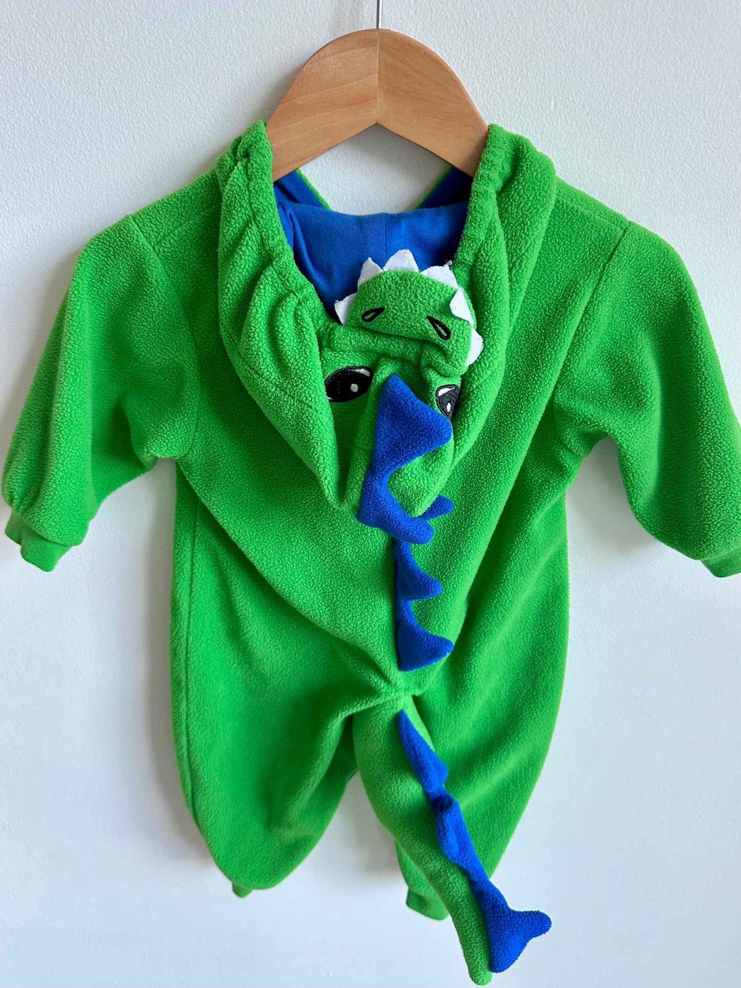 Green Dino Costume / 0-6m