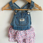 OshKosh Overall Floral Dress / 6-9m