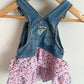OshKosh Overall Floral Dress / 6-9m