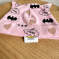 Pink Batman Toque / 3-6m