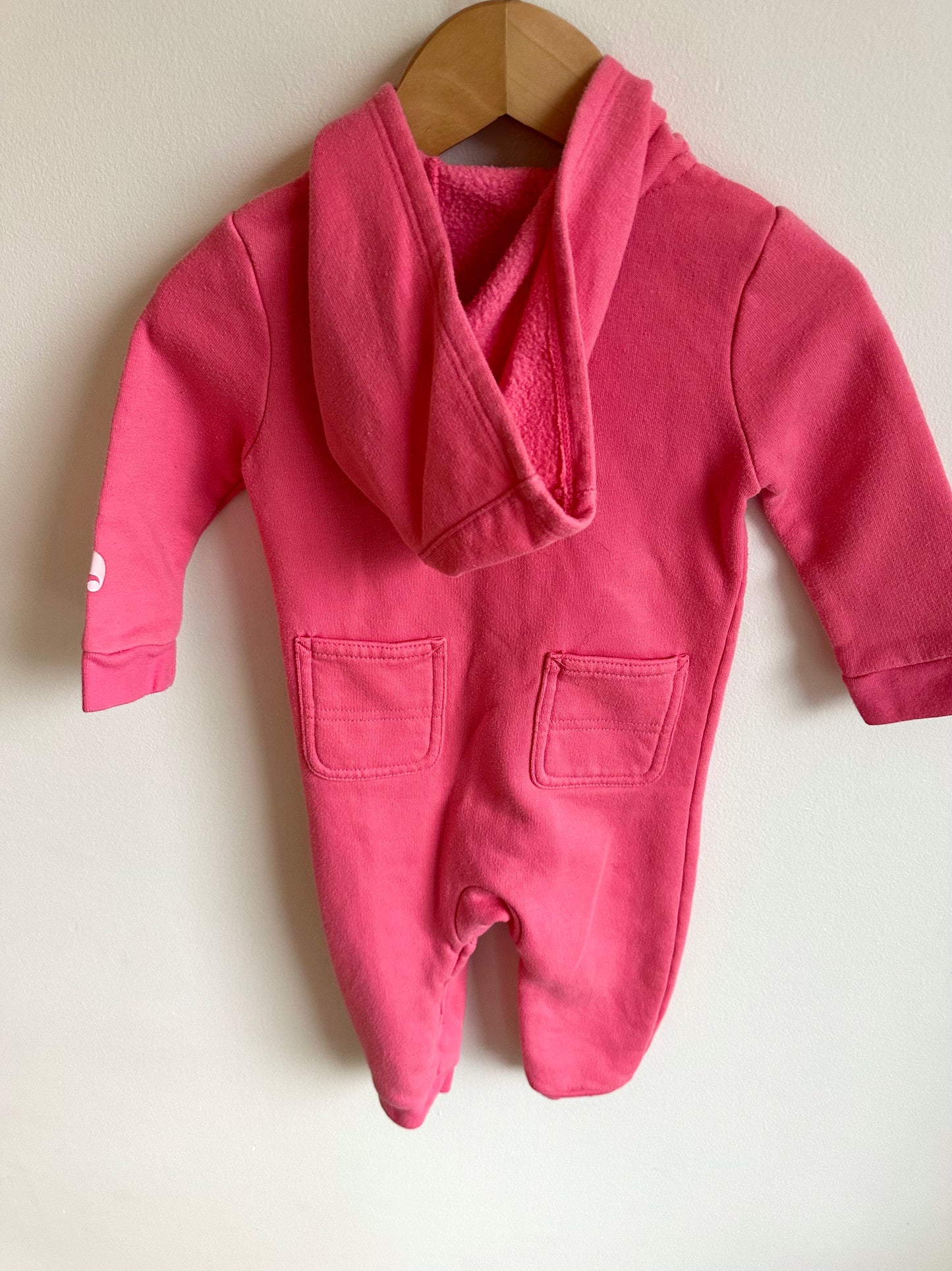 Carhartt Pink Hooded Jumpsuit / 9m