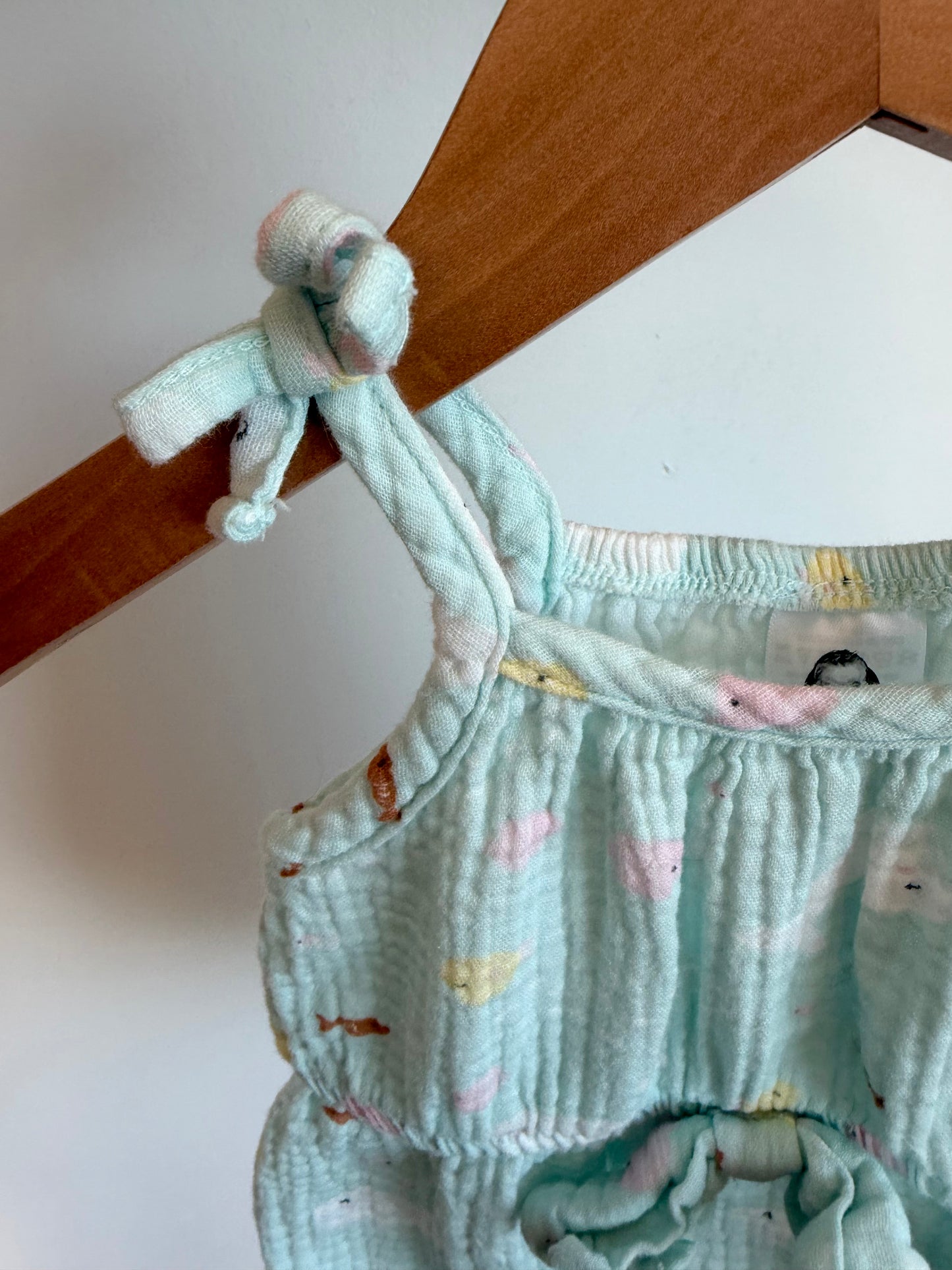 Fishy Bubble Romper / 3-6m