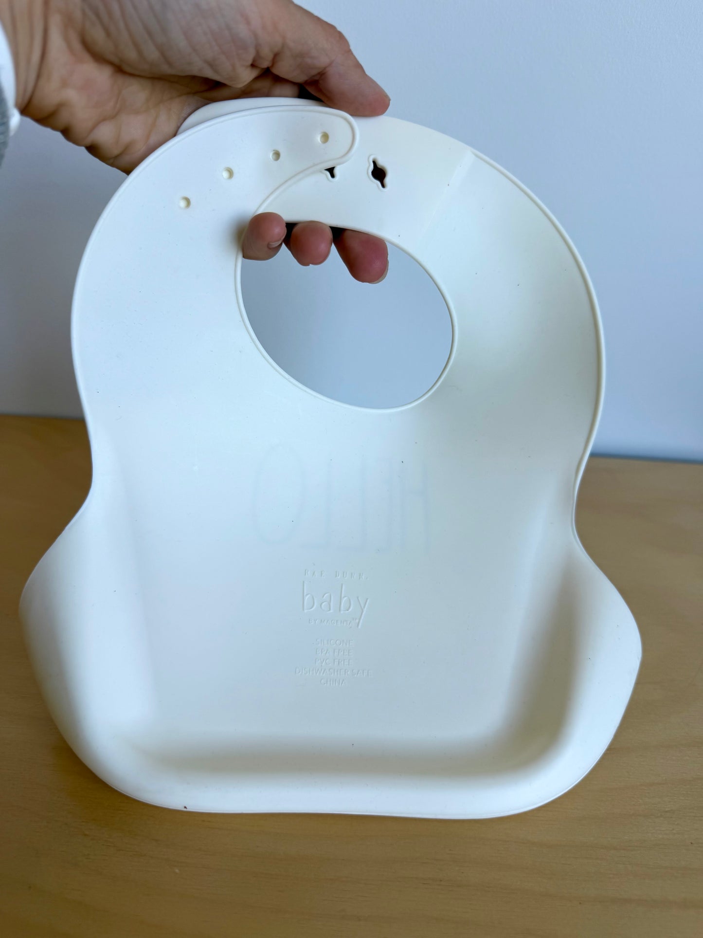 Hello Cutie Pie Silicone Bib