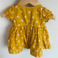 Gap Yellow Polka Dot Dress / 3-6m