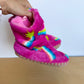 Hatley Rainbow Slippers / Size 1-2 Big Kid