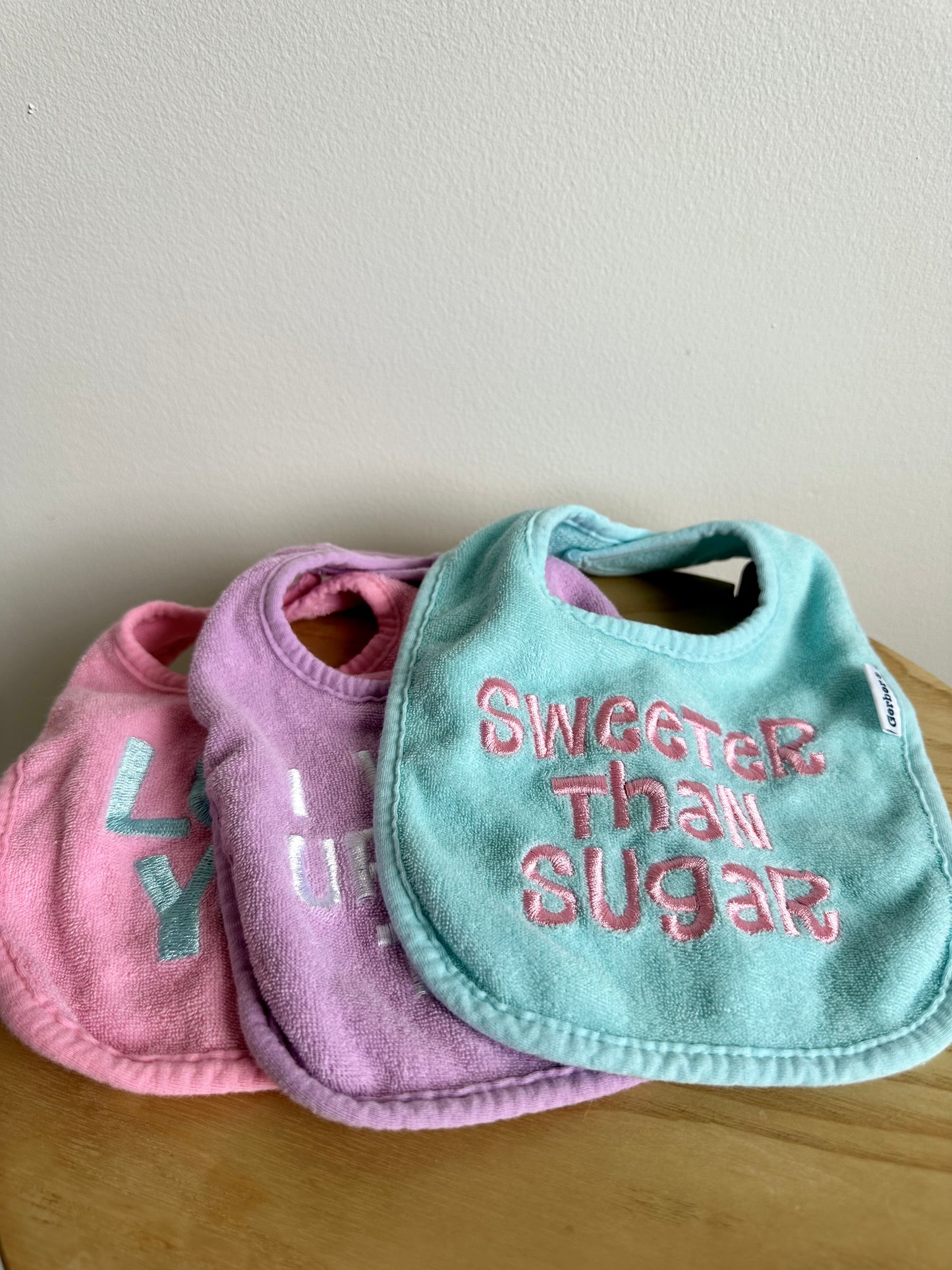 3 Cotton Bibs