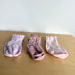 Wavy Hem Heart Socks (Set of 3) / 3-6m?